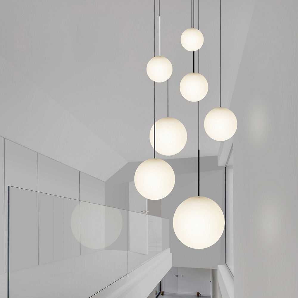 Bola Sphere LED Multi-Light Pendant with Large Canopy