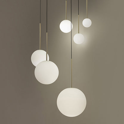 Bola Sphere LED Multi-Light Pendant with Large Canopy