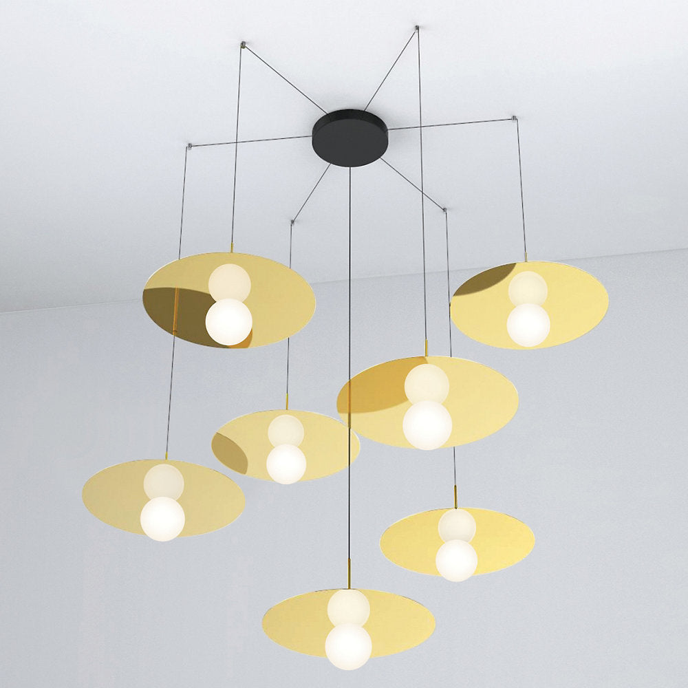 Bola Disc LED Multi-Light Pendant
