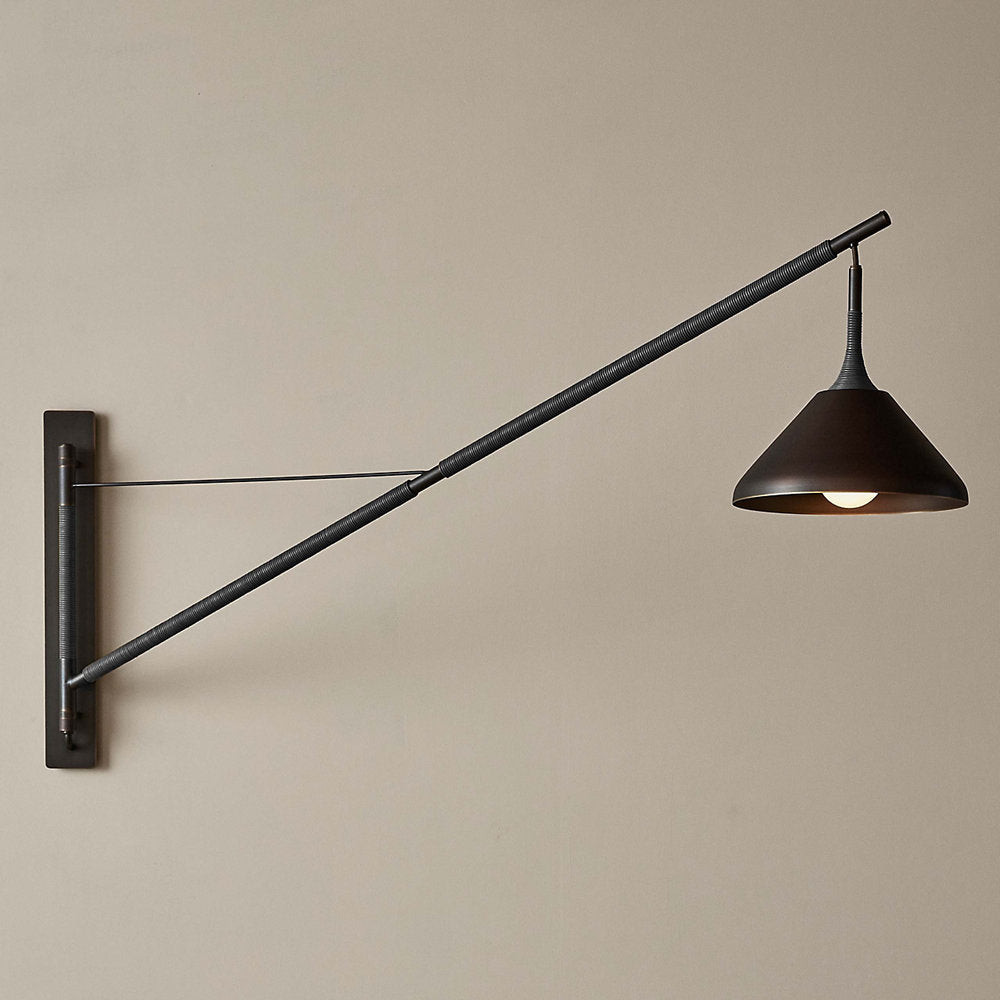 Stem Shade Rig Wall Sconce