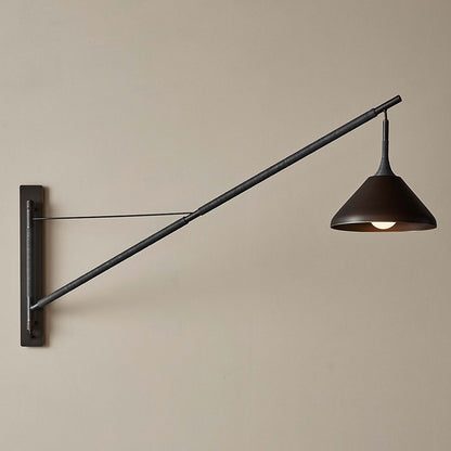 Stem Shade Rig Wall Sconce