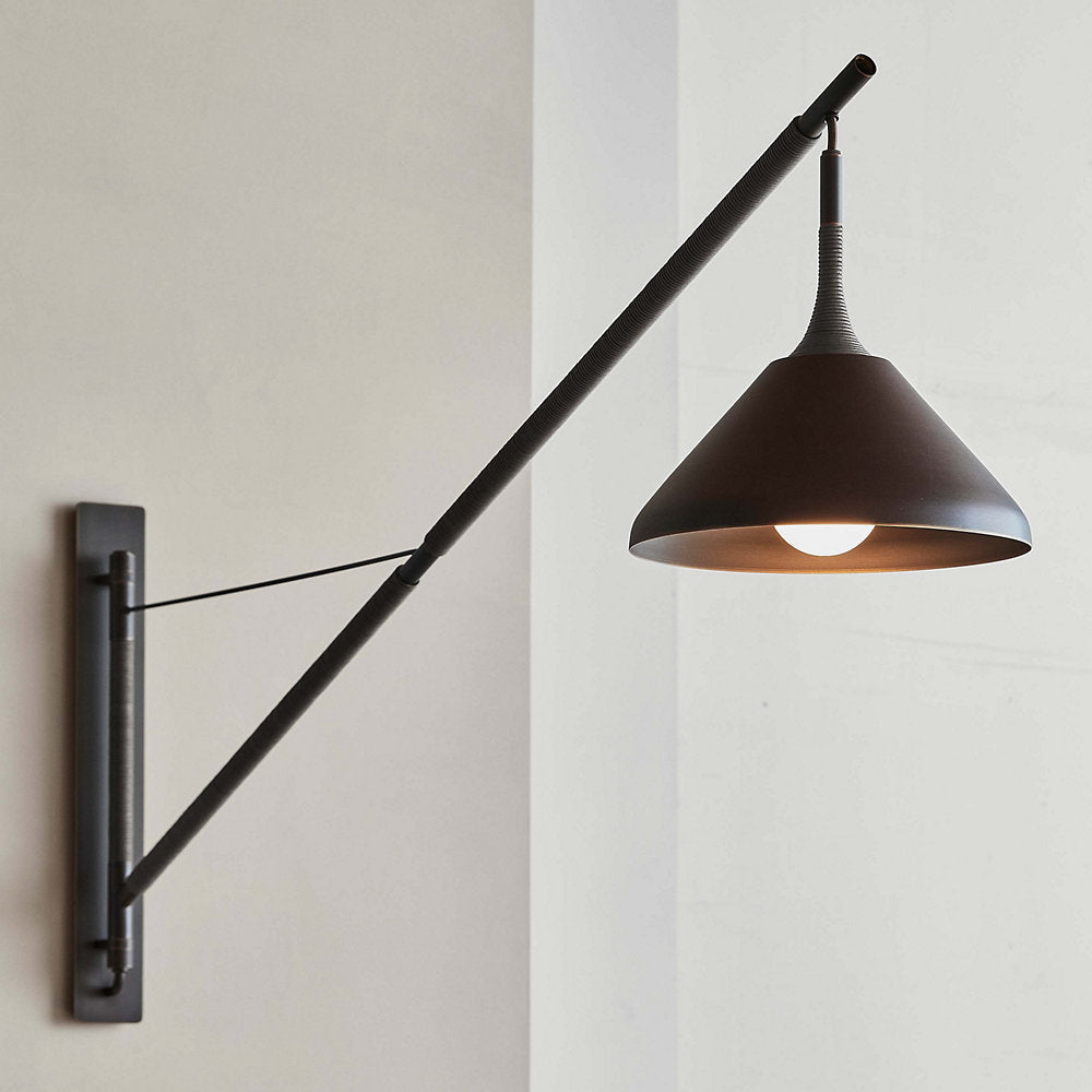 Stem Shade Rig Wall Sconce