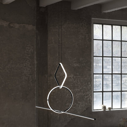 Arrangements Square Small Three Element Suspension