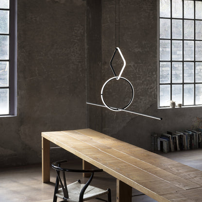 Arrangements Square Small Three Element Suspension