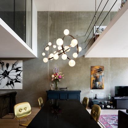 Hubble Bubble 11 LED Chandelier