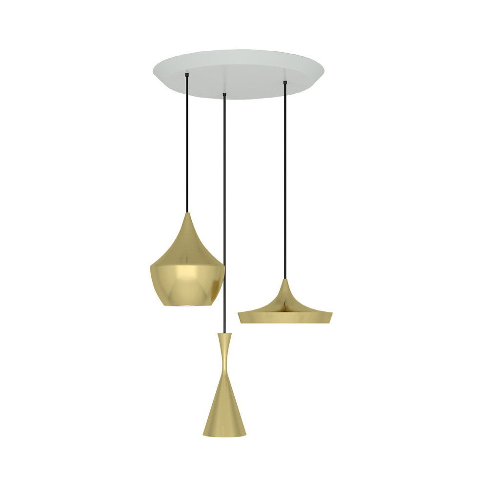 Beat Trio Round Multi-Light LED Pendant