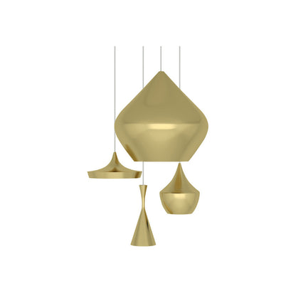 Beat Range Round Multi-Light LED Pendant Light
