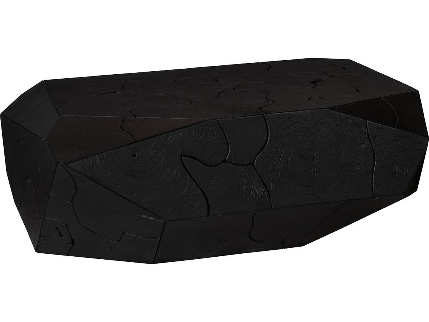 Prism Wood Black Coffee Table