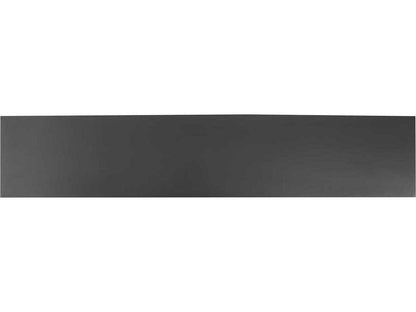 Teak Wood Console Table with Iron Sheet Top Black Brown