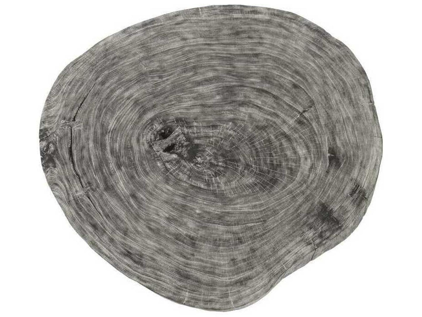 Floating Wood Silver Gray Coffee Table