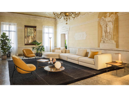 Tobias 2-Piece Left Modular Sectional Sofa in Light Beige Kos Fabric