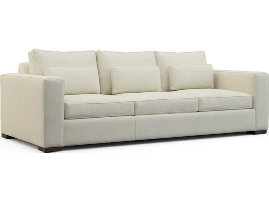 Geneva 3-Seat Fabric Sofa in Beige