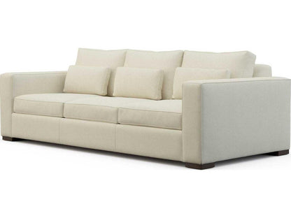 Geneva 3-Seat Fabric Sofa in Beige