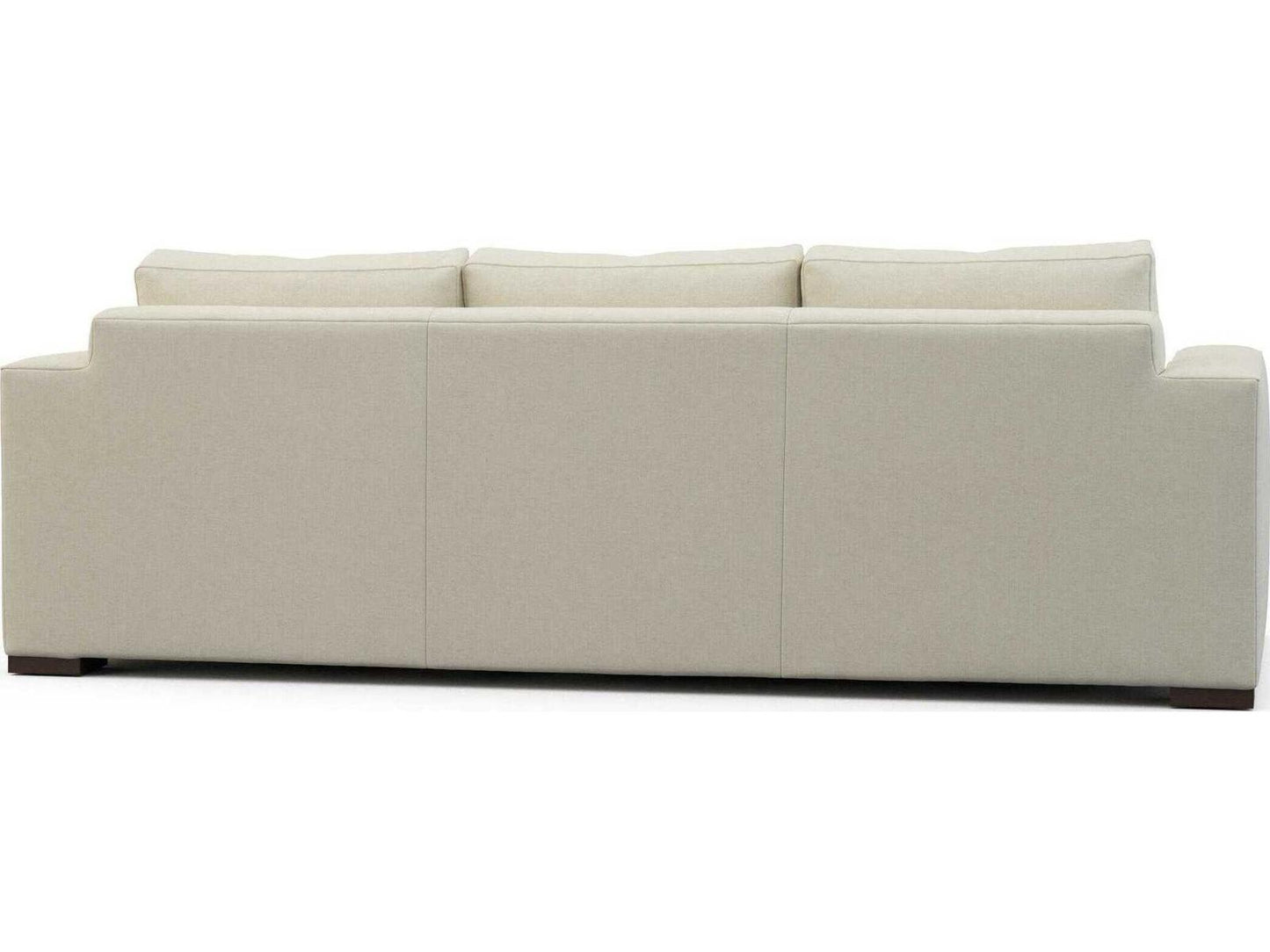 Geneva 3-Seat Fabric Sofa in Beige