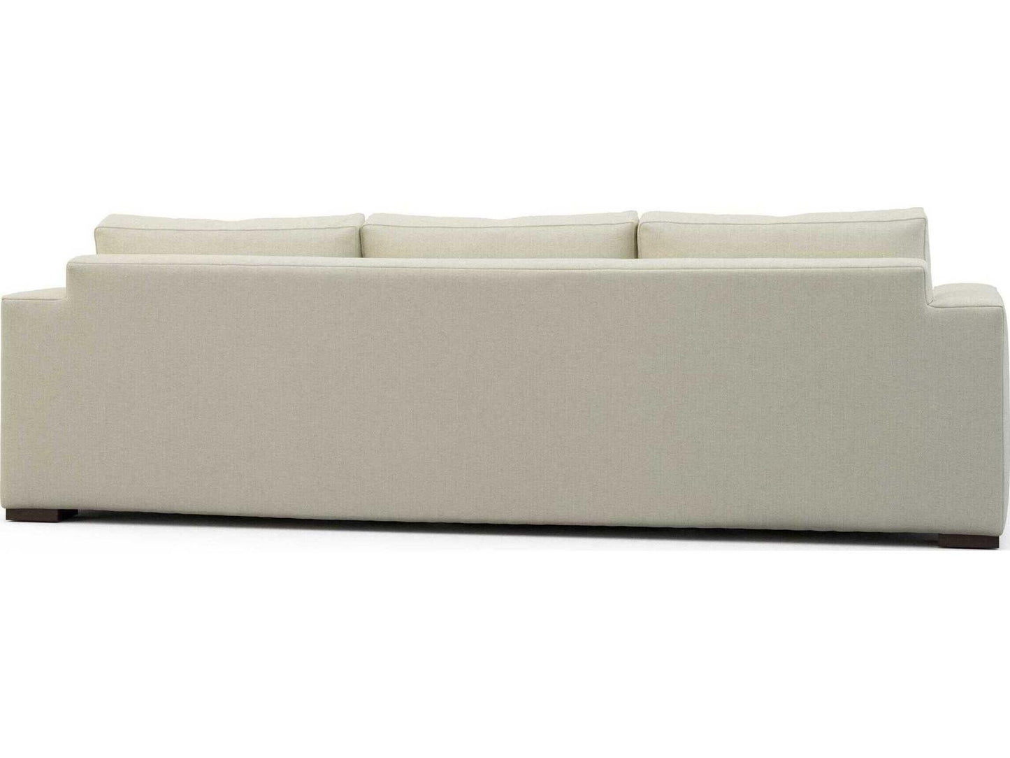Geneva Extra Long 3-Seat Fabric Sofa in Beige