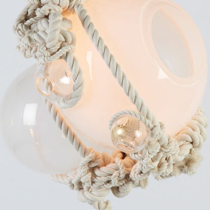 Knotty Bubbles Chain Chandelier
