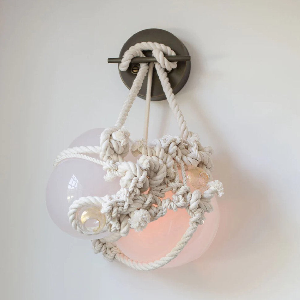 Knotty Bubbles Wall Sconce