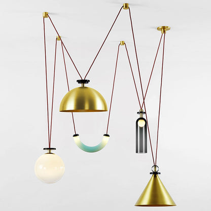Shape Up 5-Piece Chandelier