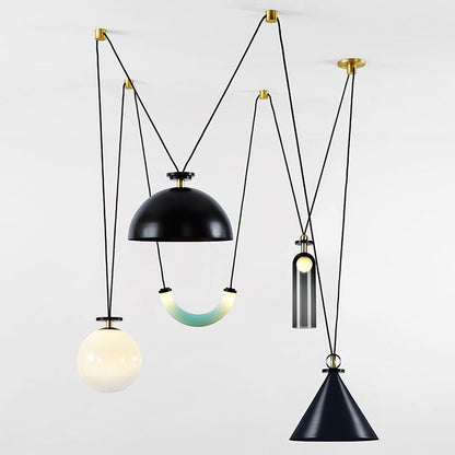 Shape Up 5-Piece Chandelier