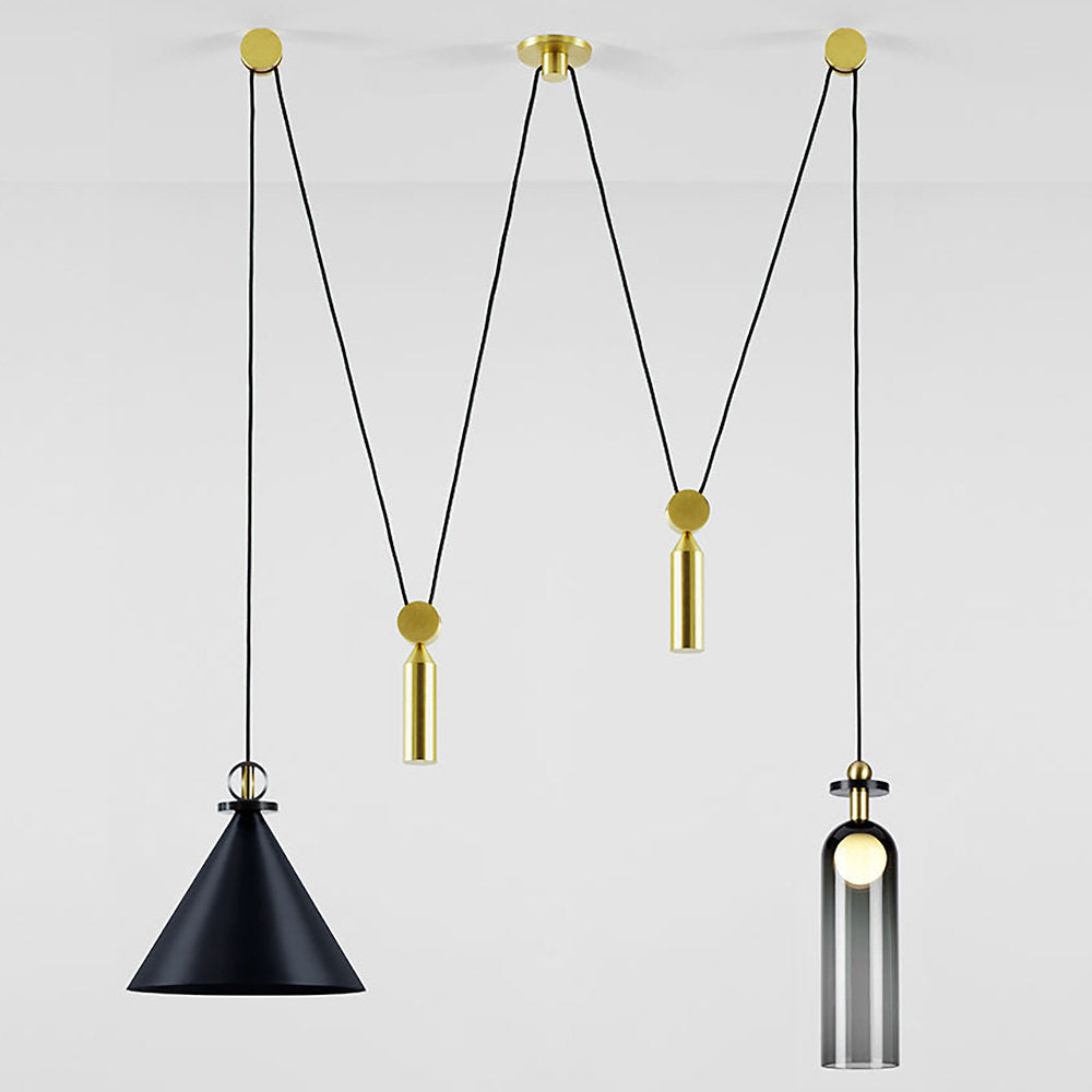 Shape Up Double Chandelier