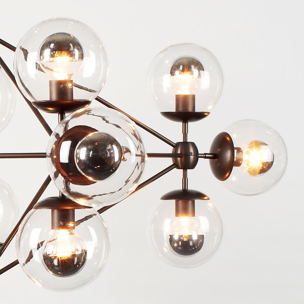Modo 4 Sided Chandelier - 15 Globes