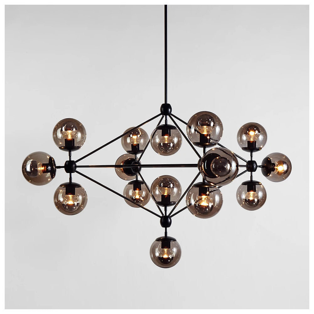 Modo 4 Sided Chandelier - 15 Globes