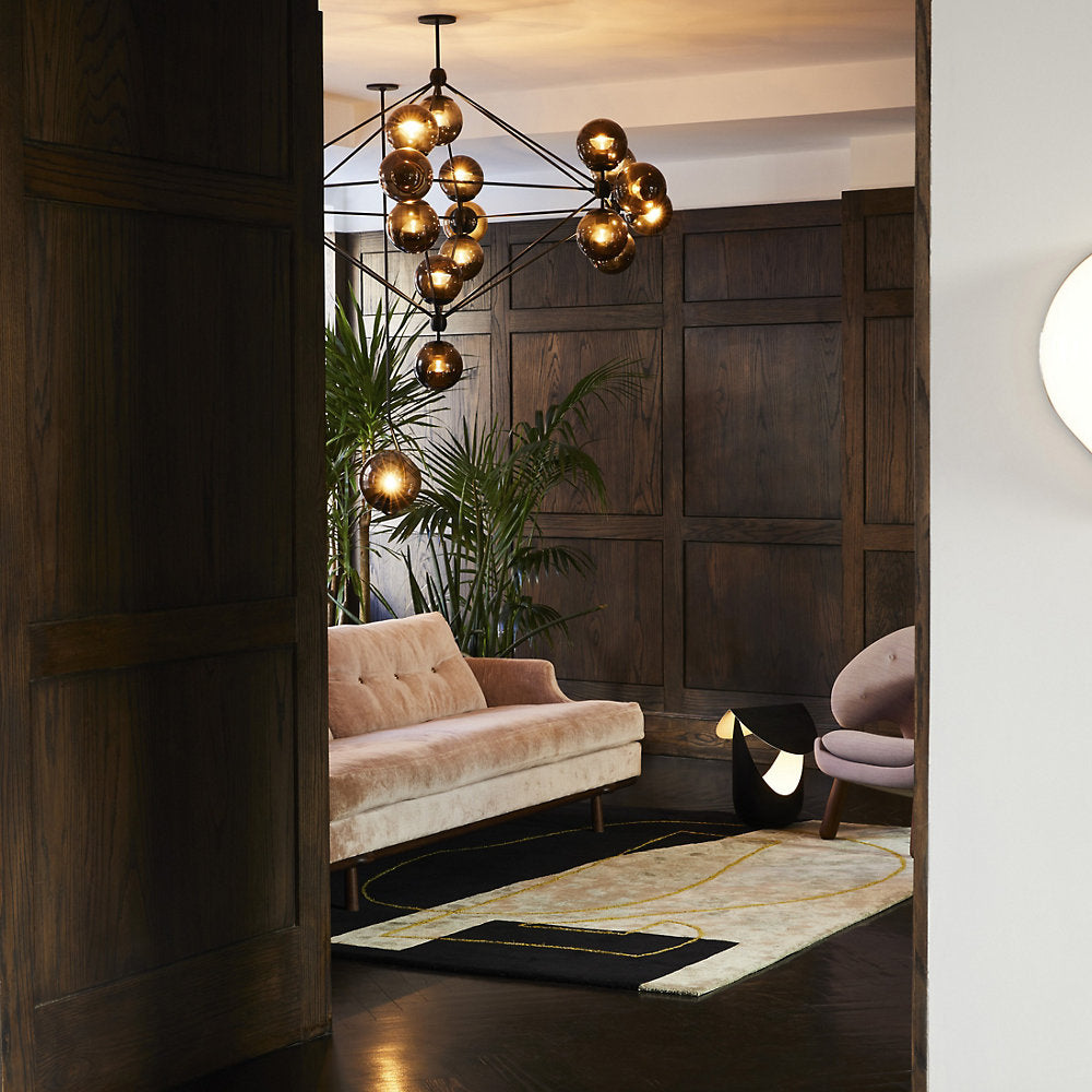 Modo 6 Sided Chandelier - 21 Globes