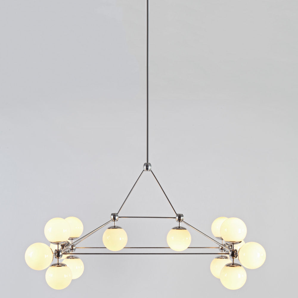 Modo Rectangle Chandelier - 14 Globes