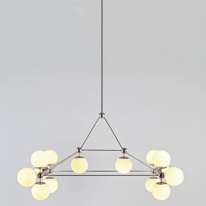 Modo Rectangle Chandelier - 14 Globes