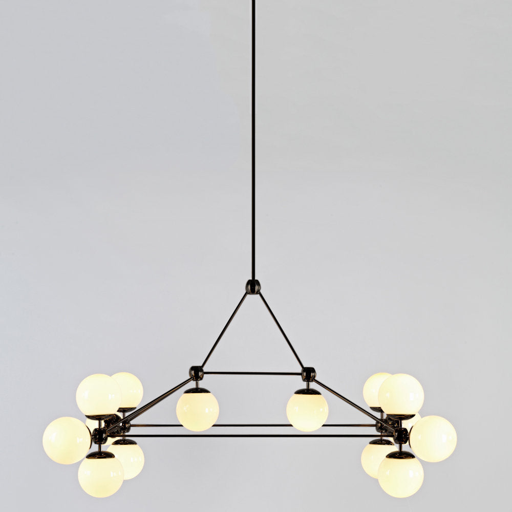 Modo Rectangle Chandelier - 14 Globes