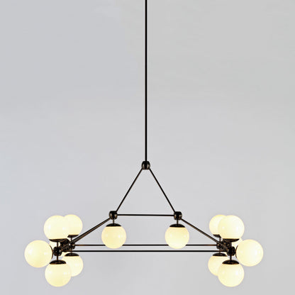 Modo Rectangle Chandelier - 14 Globes