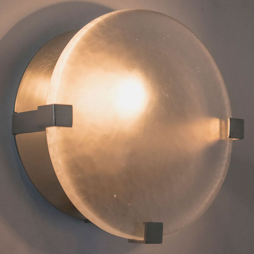 Lunette 3-Prong Round Wall Sconce