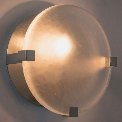 Lunette 3-Prong Round Wall Sconce