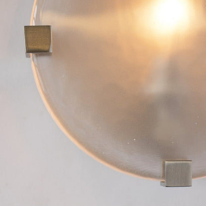 Lunette 3-Prong Round Wall Sconce