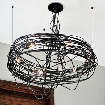 Spiral Nest Chandelier