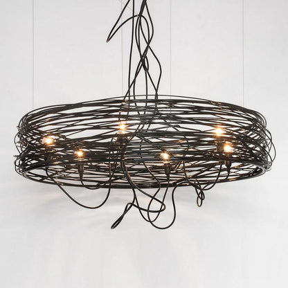 Spiral Nest Chandelier
