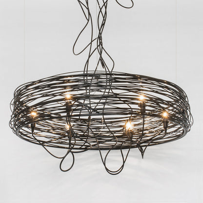 Spiral Nest Chandelier