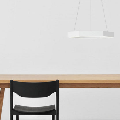 Hex LED Chandelier
