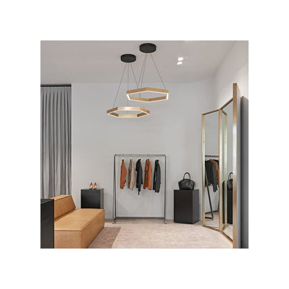 Hex LED Chandelier