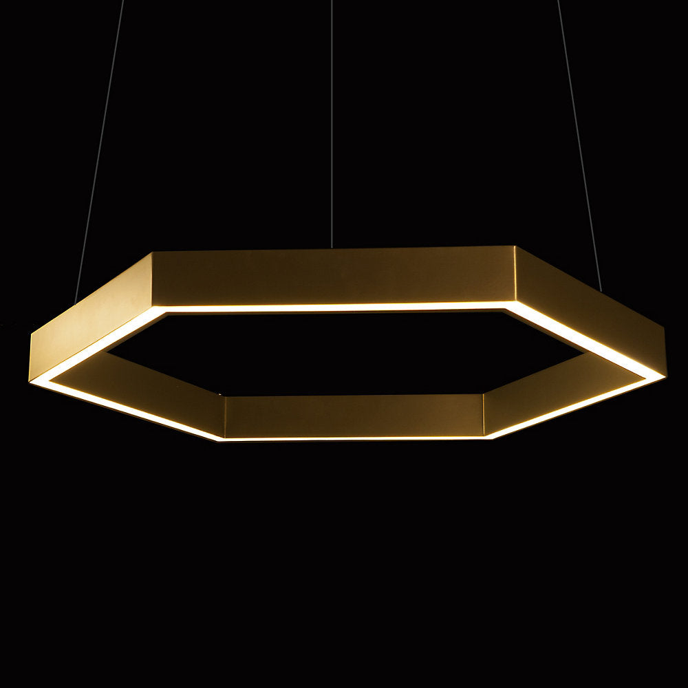 Hex LED Chandelier