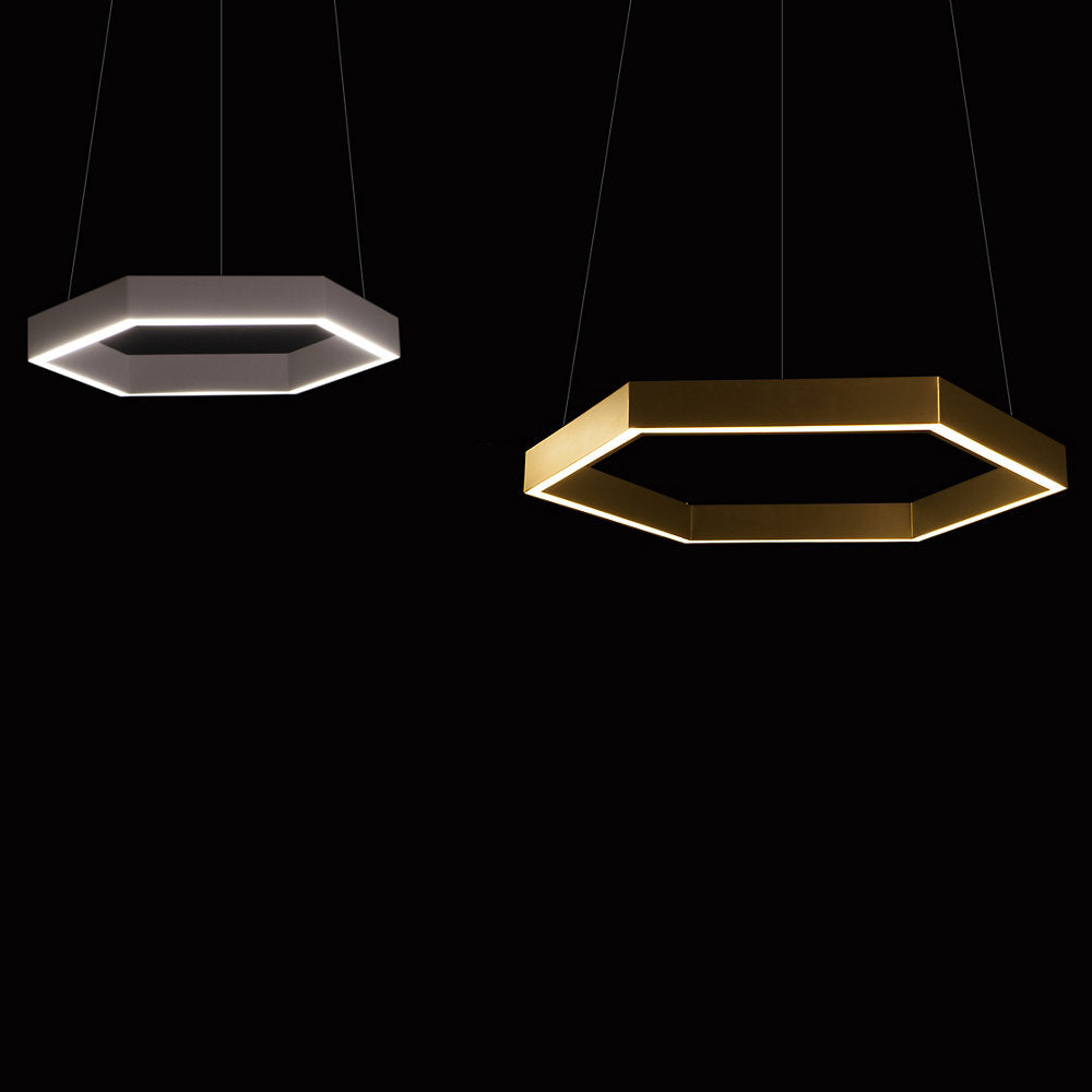 Hex LED Chandelier