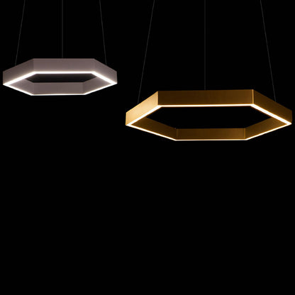 Hex LED Chandelier