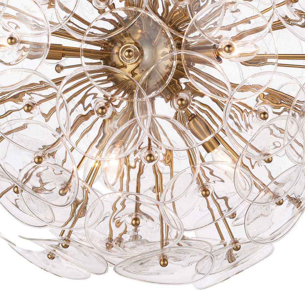 Poppy Glass Chandelier