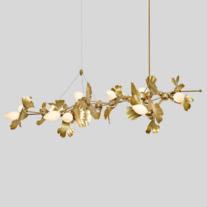 Ginkgo Blossom 13 Chandelier