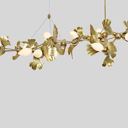 Ginkgo Blossom 13 Chandelier