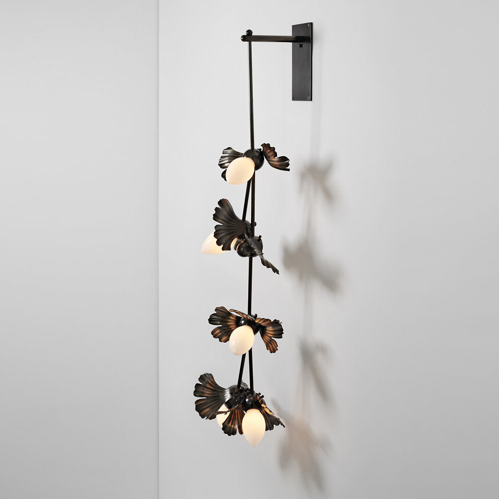 Ginkgo Blossom 05 Totem Wall Sconce