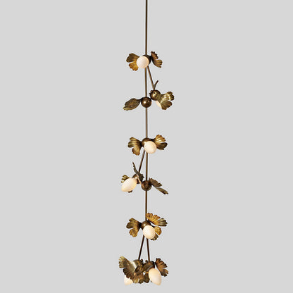 Fluted Ginkgo 07 Totem Pendant