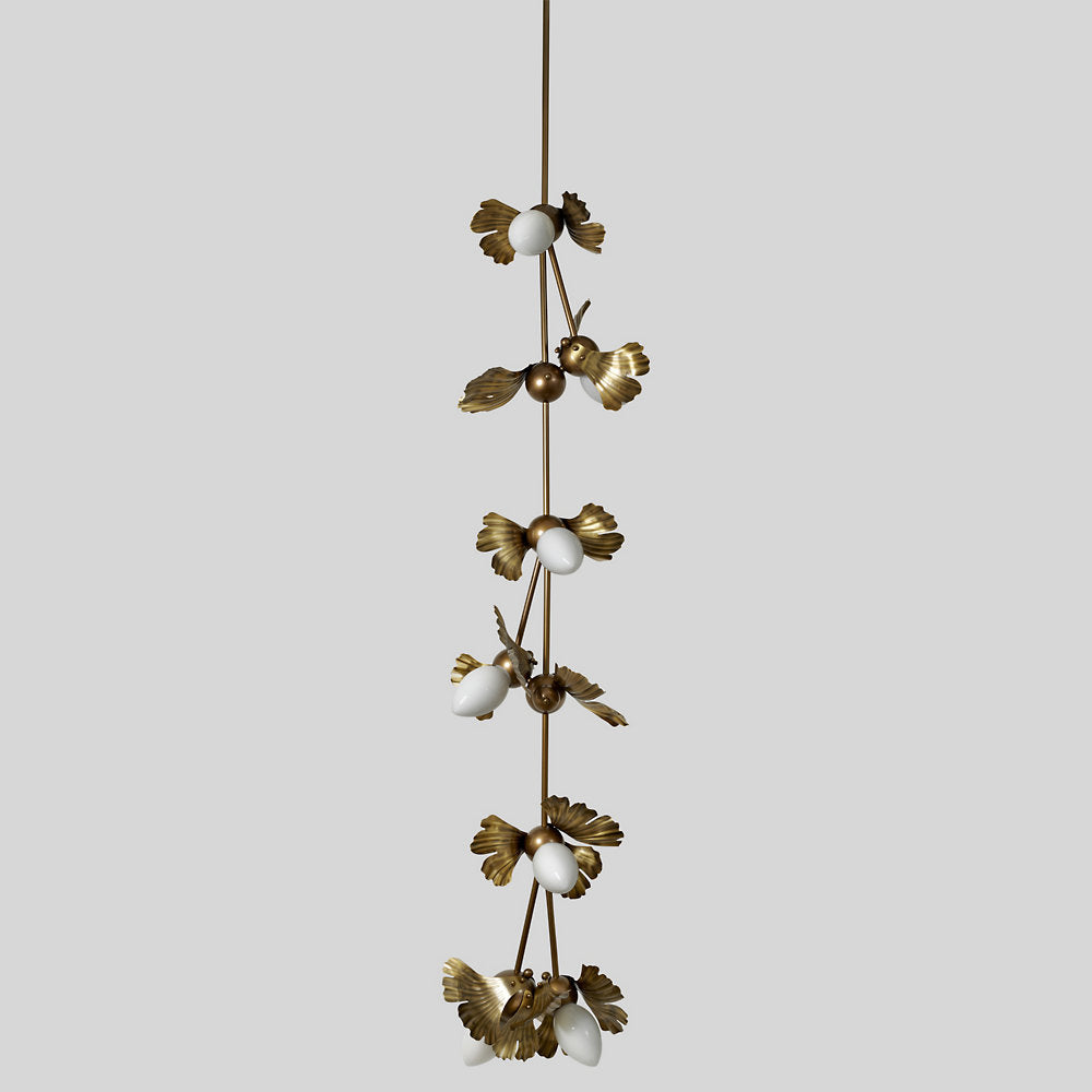 Fluted Ginkgo 07 Totem Pendant