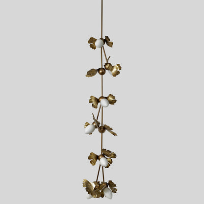 Fluted Ginkgo 07 Totem Pendant