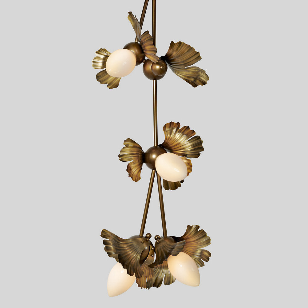 Fluted Ginkgo 07 Totem Pendant